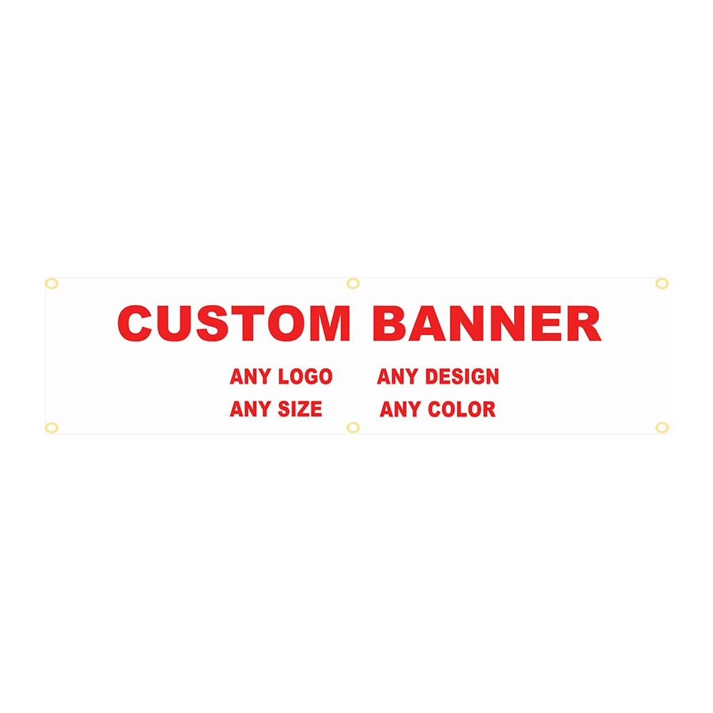 60x240cm CUSTOM Banner Tapestry Polyester Printed Flag Garage or Outdoor For Decoration