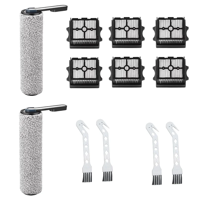 For Tineco Steam 2.0/Steam2.0 Pro Max Floor Scrubber Accessories Roller Brush Filter  Replacement Kit Brush