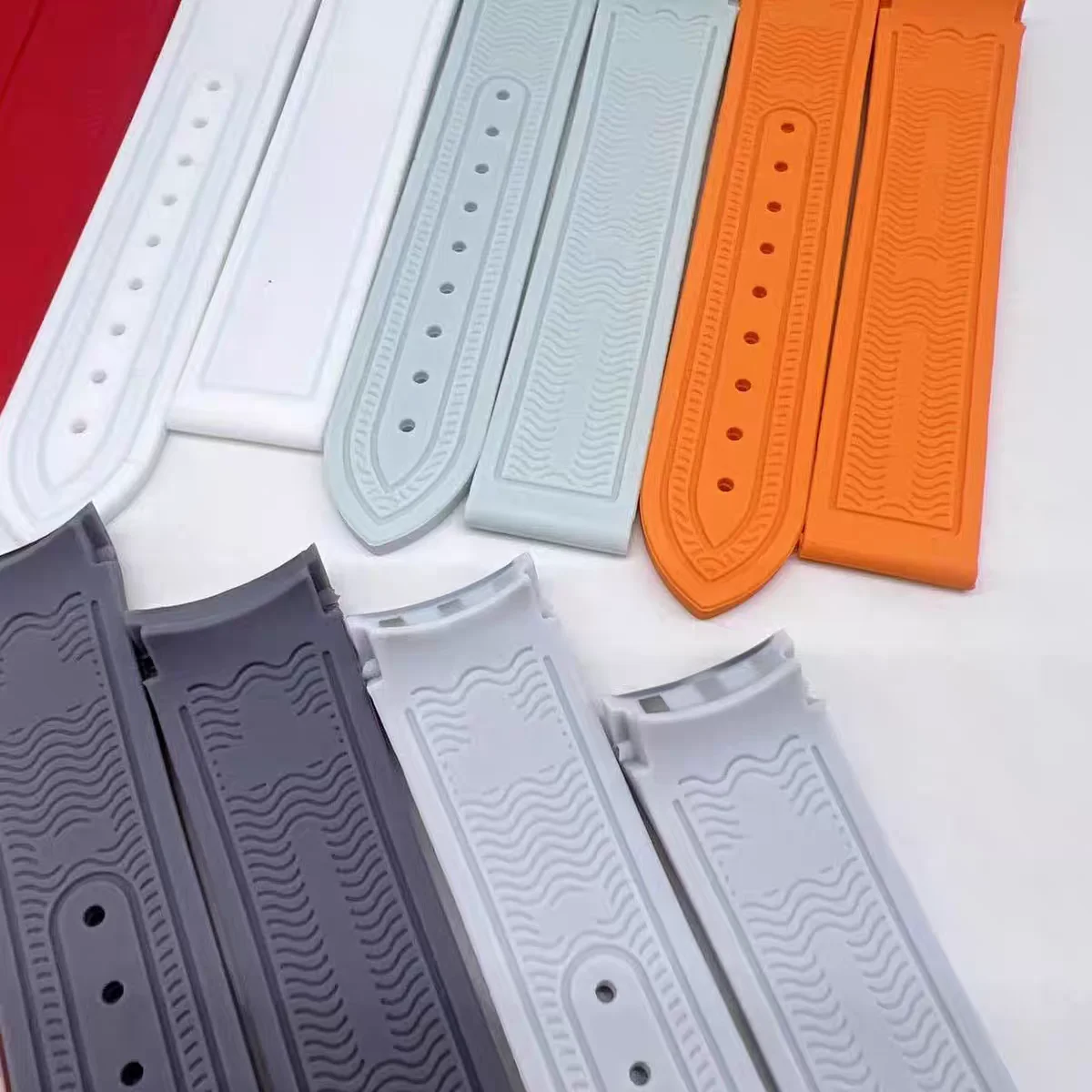 Para Omega × Swatch co-branded Planet Snoopy MoonSwatch Speedmaster correa de reloj de goma curvada pulsera de 20mm