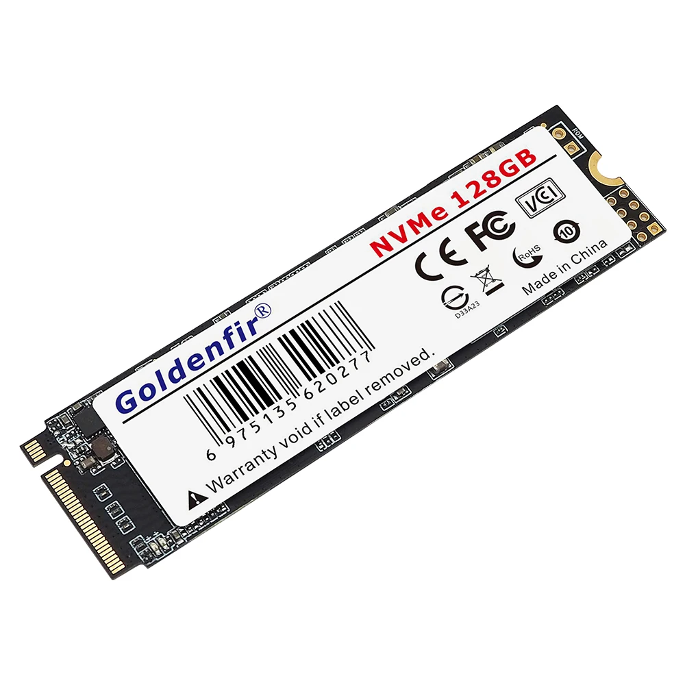 M2 SSD NVMe 256GB Goldenfir M.2 PCIe 128GB 120GB 512GB 1T Solid State Disk 2280 Hard Drive Internal untuk Laptop Desktop TLC/QLC