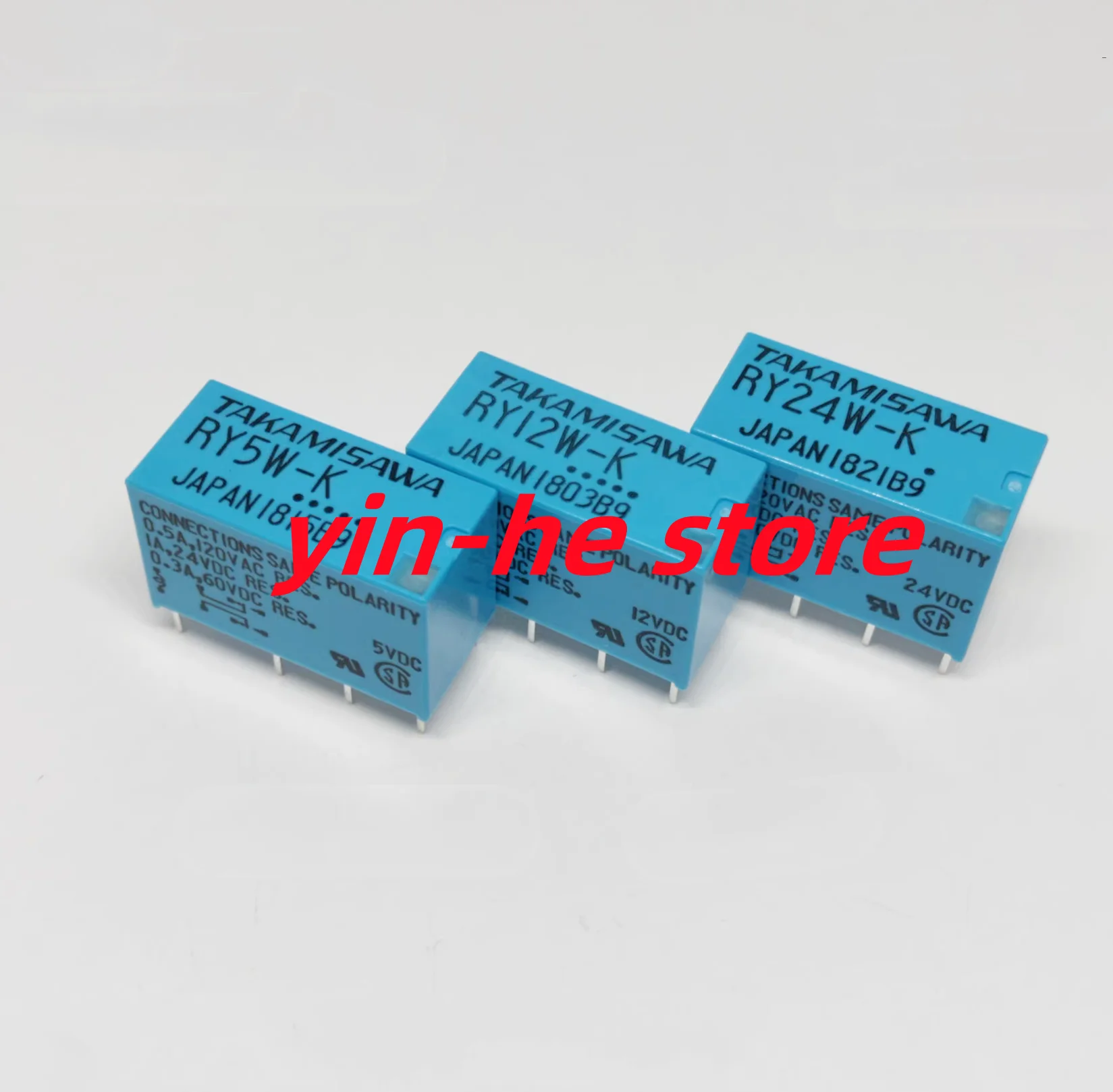 

2PCS RY5W-K JAPAN Signal relay RY5W-K RY5W-OH-K RY5W-K Two open and two close 1A 8pin
