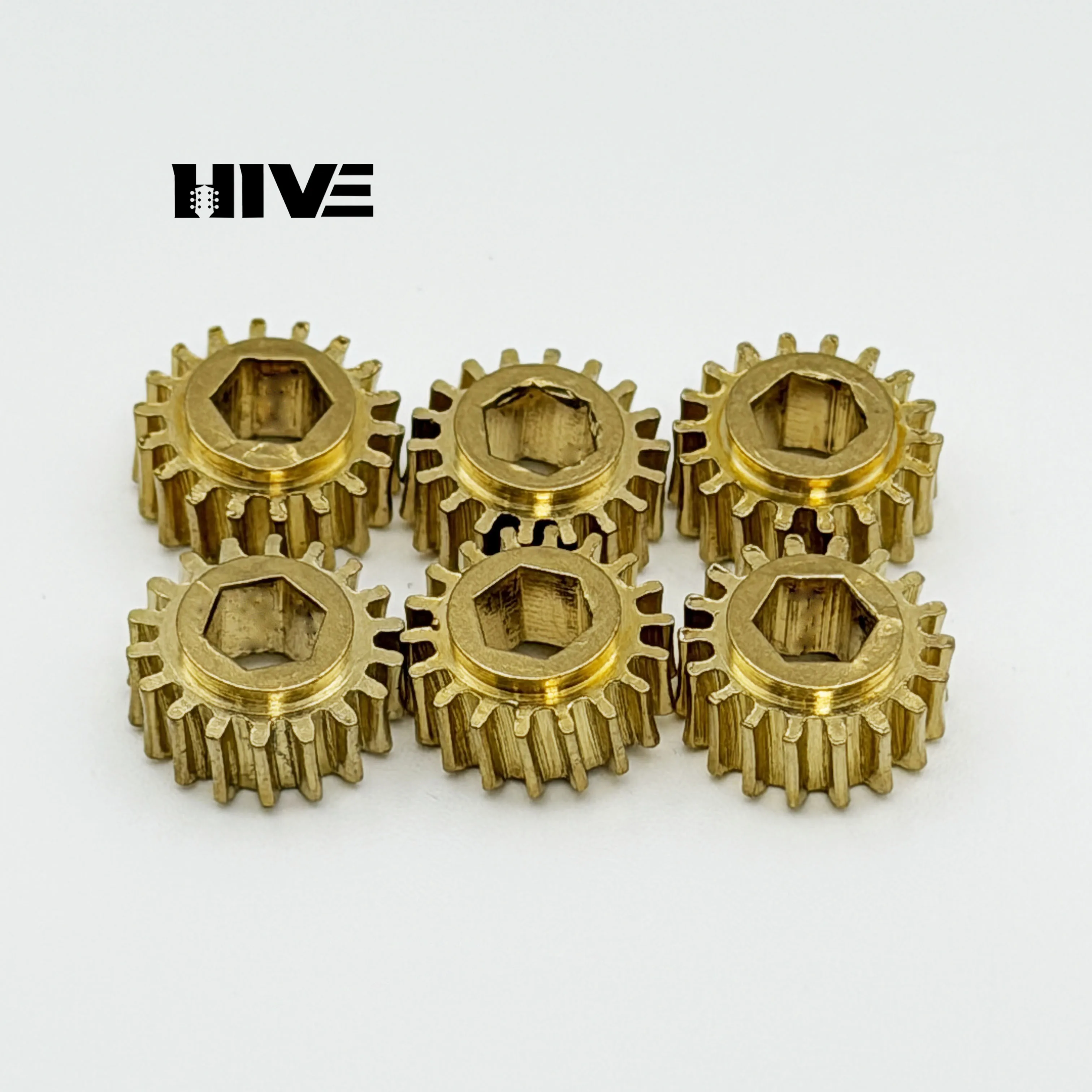 6Pcs/Set High Accuracy Brass Guitar Tuning Peg Accessories 18 Gear Hexagonal Socket Hole Guitar Tuning Peg Keys Machine Headsset