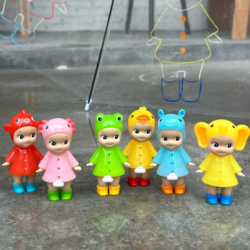 Regalo de cumpleaños, caja ciega de Sonni Angei, caja misteriosa, serie I Love Rainy Day, Mini figura de Anime, adornos, muñecos, ventilador, juguete de regalo para niños