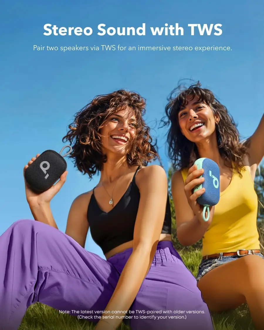 Anker Soundcore Select 4 Go Bluetooth Speaker IP67 Waterproof 20H Playtime Powerful Sound