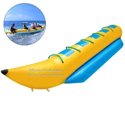 Banana Boat inflable para juego de parque acuático, tubo remolcable de pez volador, agua acuática para playa