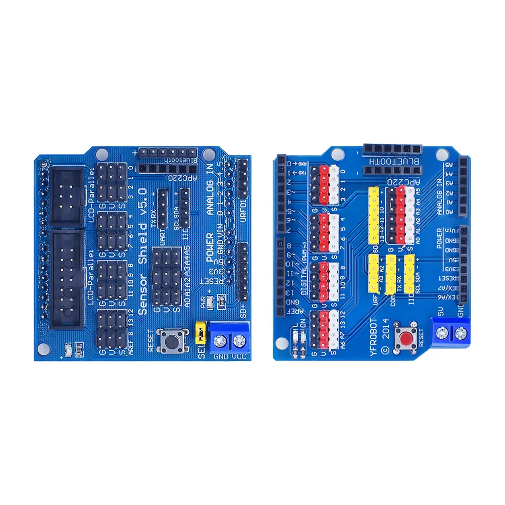 V5 Sensor Shield Expansion Board Shield For Arduino UNO R3 V5.0 Electronic Module Sensor Shield