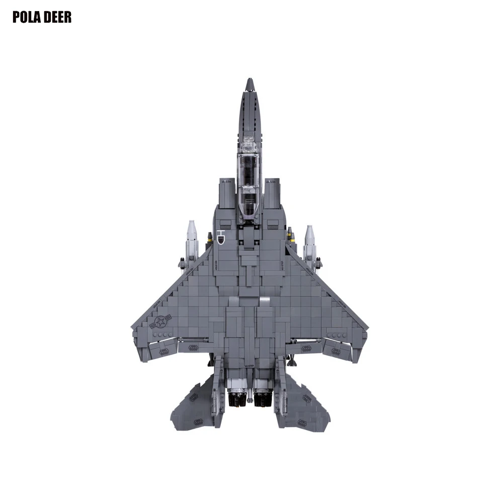 قوالب بناء مقاتلات MOC Strike Eagle F15E ، تصنعها بنفسك ، نموذج تجميع ، لعبة الطوب ، هدايا عيد ميلاد الأطفال ، الإبداع ،