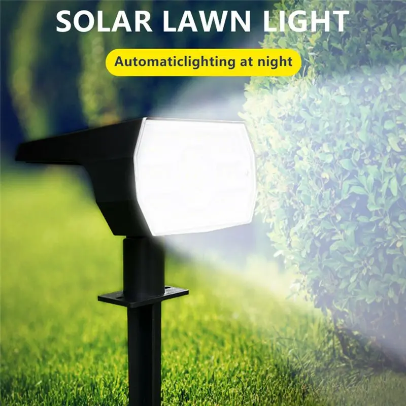 ABVG-Solar Spot Light 56 LED Outdoor Solar Landscape Spotlights Waterproof 3 Modes Garden Light For Door Backyard Garage