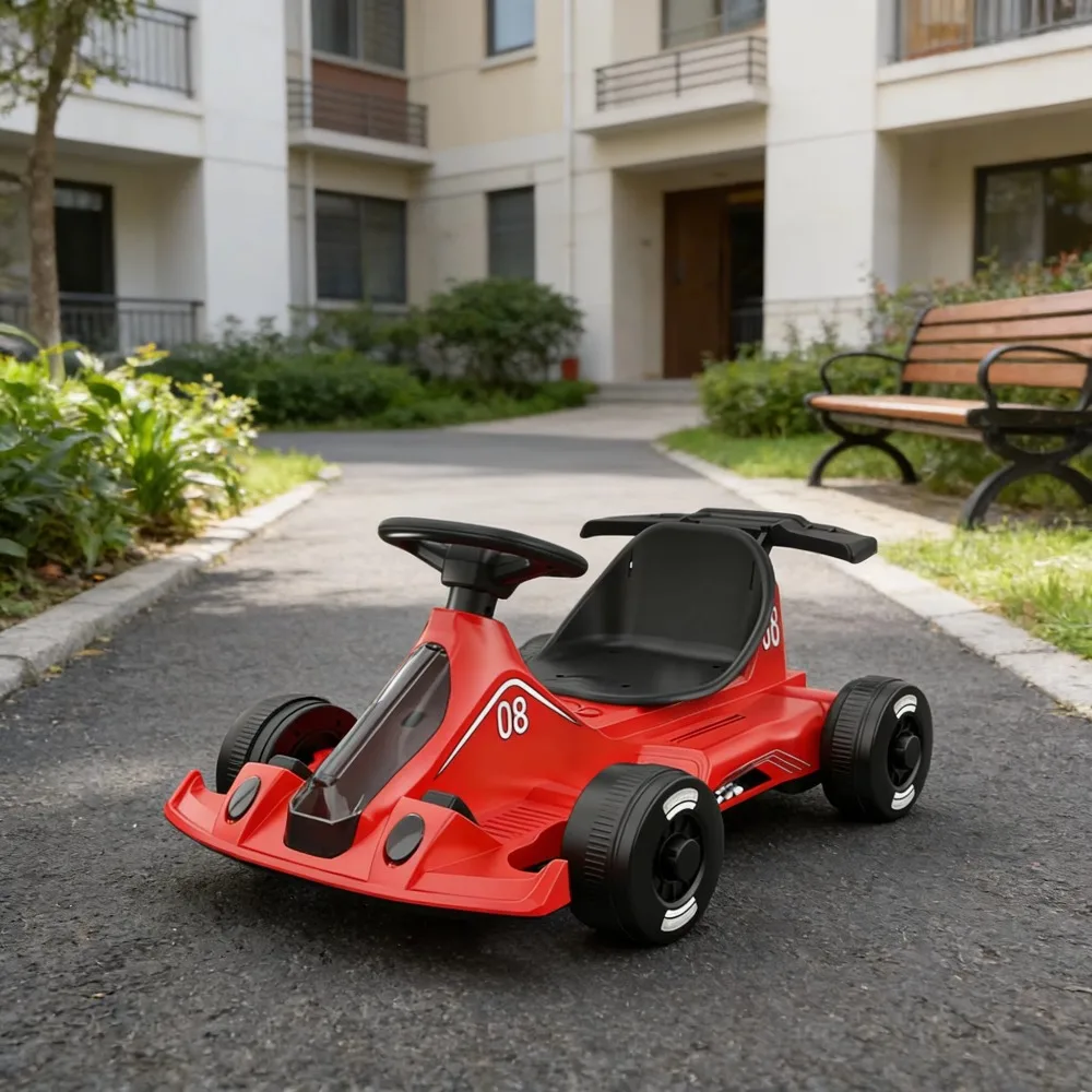 Electric kart boat with stable buoyancy and waterproof design, suitable for water leisure activities