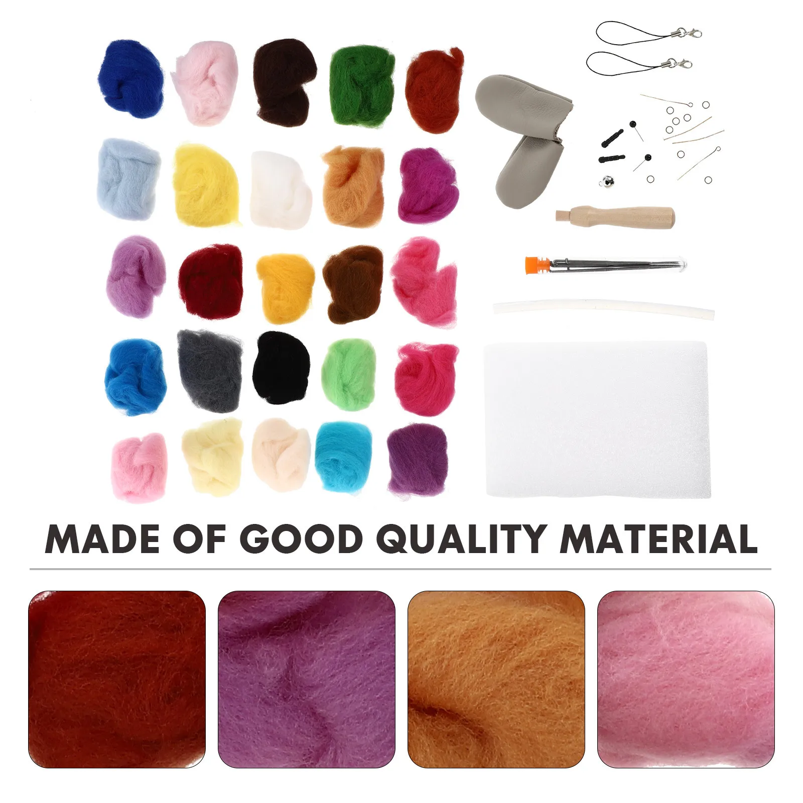 

1Set Needle Felting Kit Felting Embroidery Accessories for Various Craft Projects DIY Craft Tools Felt Crafts Tools