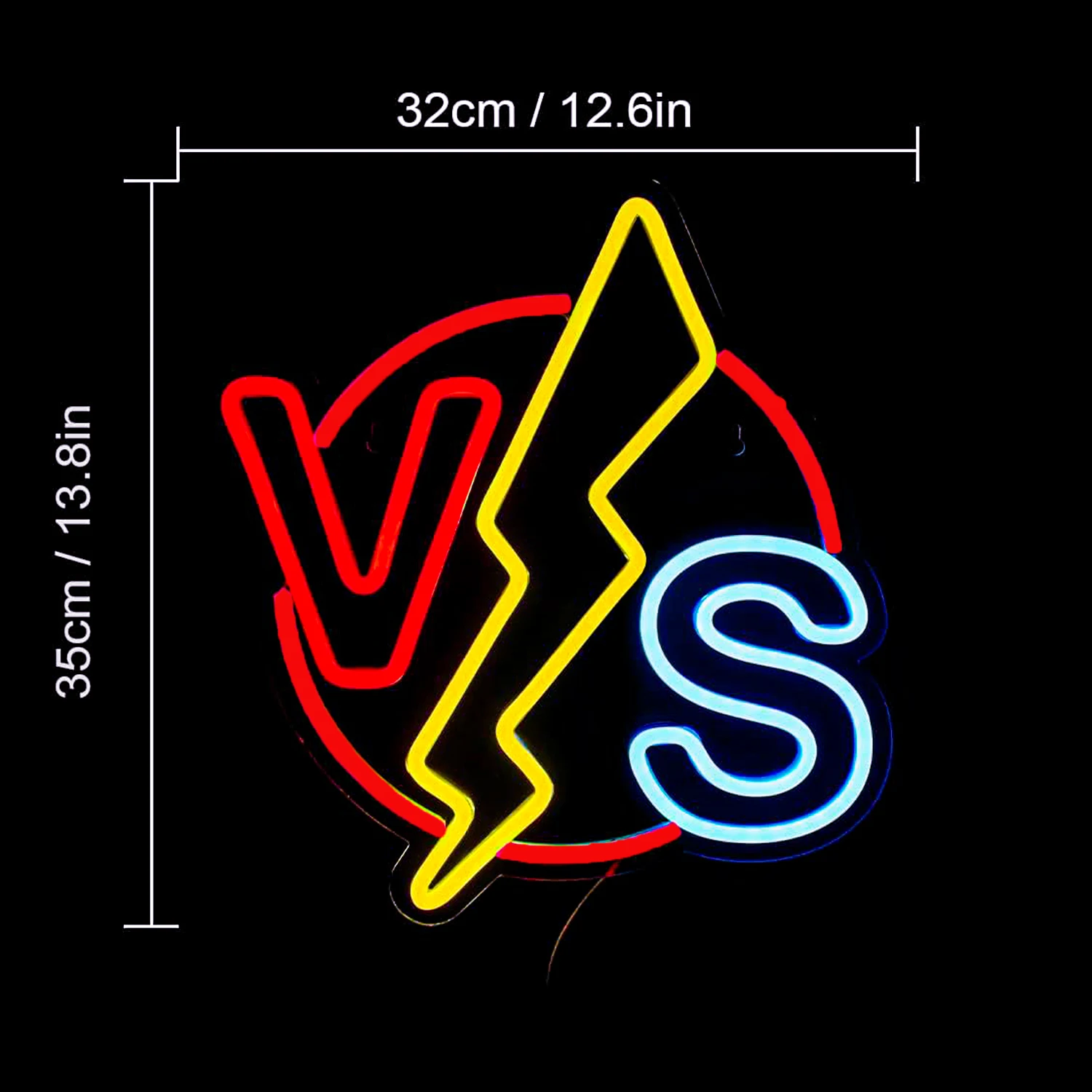 VS Neon Sign Competition Neon Sign gioco colorato LED Neon Light sala giochi Home Bar Club Live Competition Party USB Wall Decor