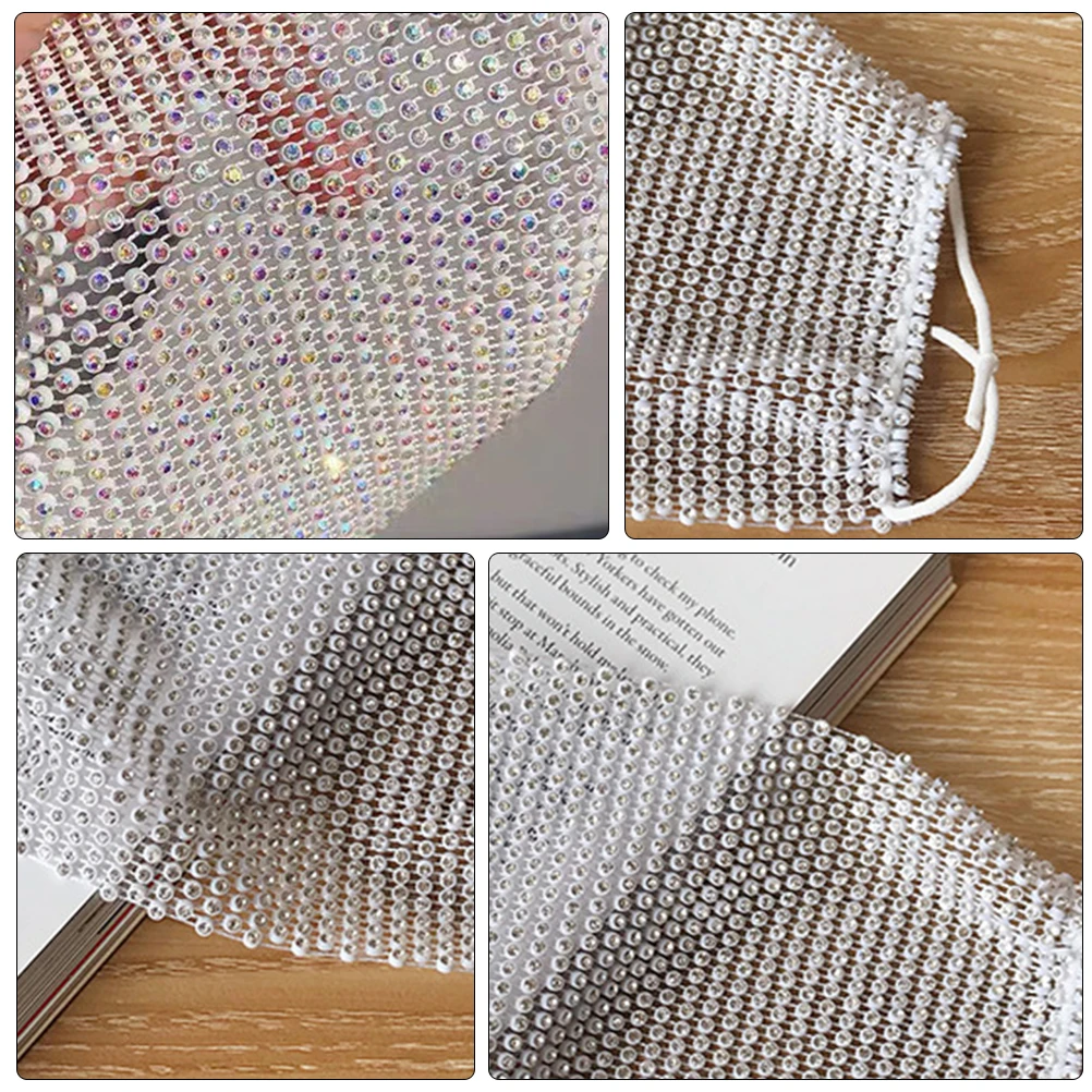 

Water Drill Mask Fashion Creative Women Decorative Face Fishing Net Cosplay Prop Exotic Bride Masks