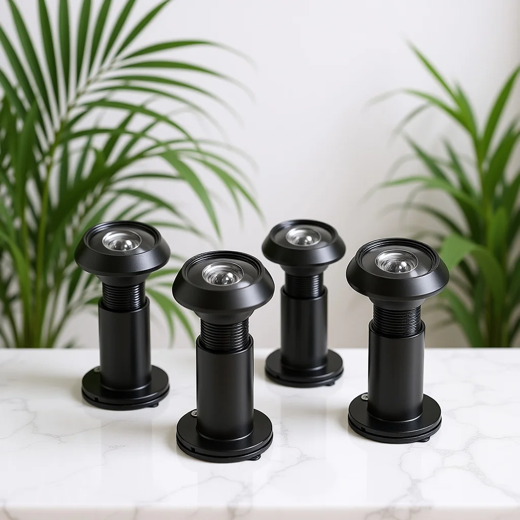 

Door Viewer Peephole 220-Degree Wide Angle Optical Glass Lens for Clear View Home Office Security Stainless Steel Door Peephole