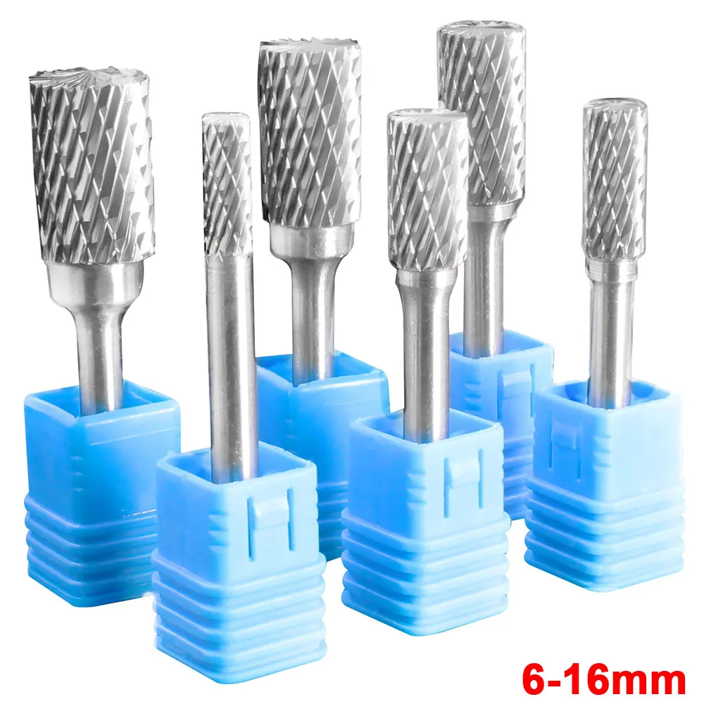 

6-16 мм карбидный роторный напильник Hrc85 вольфрамовый стальной Фрезерный резак металлическая фрикционная головка Электрические шлифовальные головки инструменты