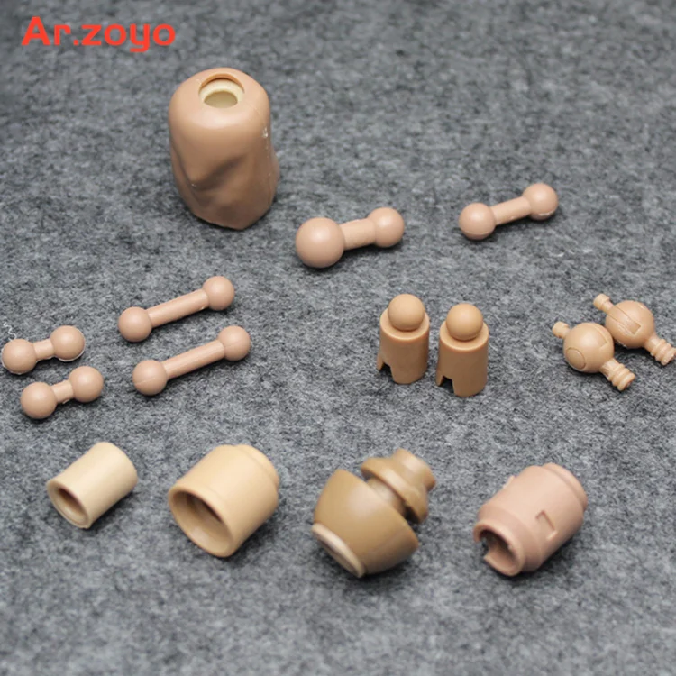 1/6 Scale Action Figure Neck/Foot Connector Head Sculpt Inner Adapter Accessories for 12'' Male Soldier Action Figure