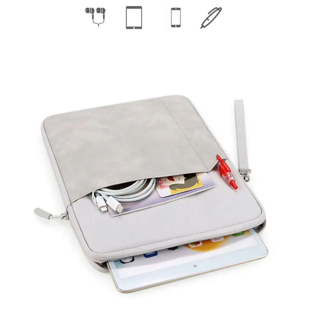 10.8 Inch Tablet Sleeve Bag Shockproof Breathable Notebook Pouch with Handle Waterproof Tablet Protective Case School