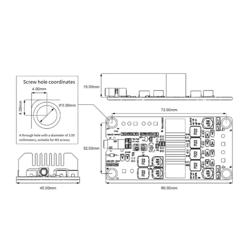 

【Superdeals】TPA3116 2X50w Audio Amplifier Board TPA3116 Audio Stereo Amplifier Board Bypass Mode Stereo No Sound And No Back