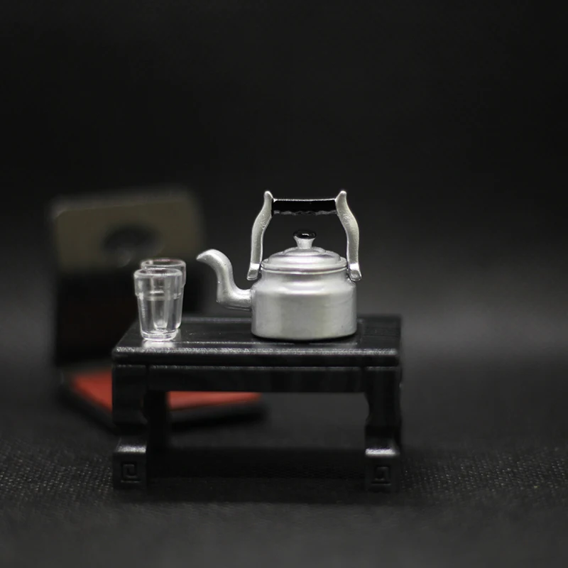 

▶1Pc Miniature Replica Mini Kettle Model Kids Play Toys, Dollhouse Accessories