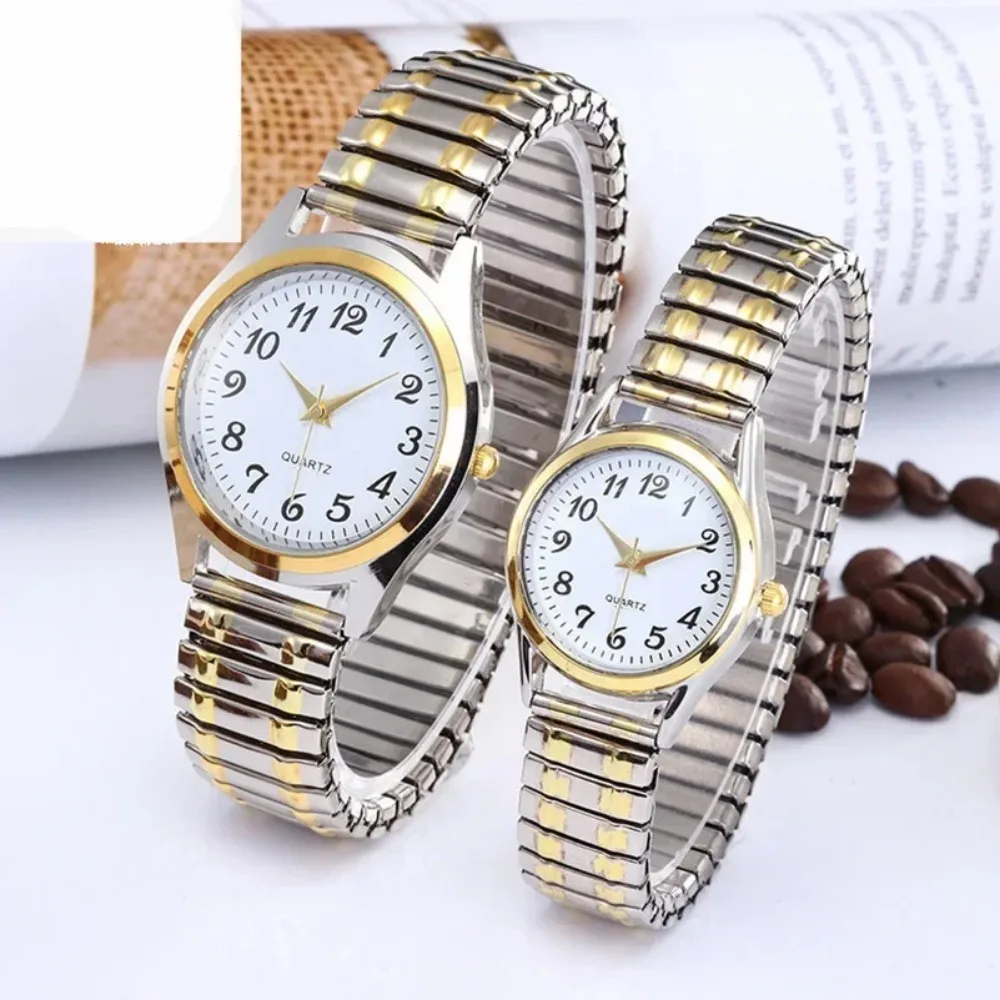 1PC Classic Business Women Men Gold Sliver Quartz Watch Love Couple Bracelet Watches Party Erkek Kol Saati Часы Женские Наручные