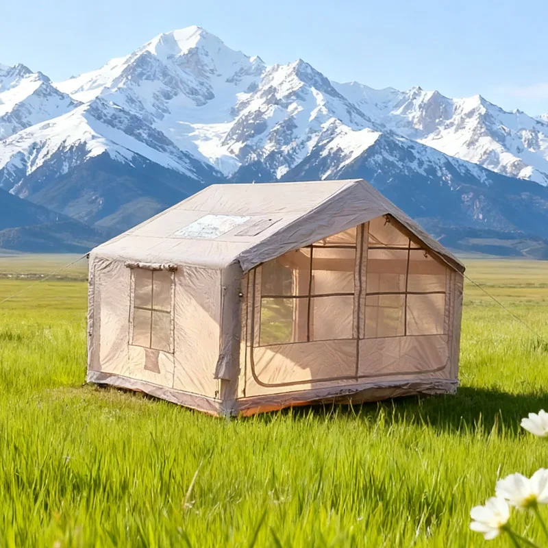 #￥Hot Sale Portable Inflatable Pipe Tent Large 3*2.5 WaterproofQuick Setup Desert Tent ManufactureDirect Sale at Favorable Price