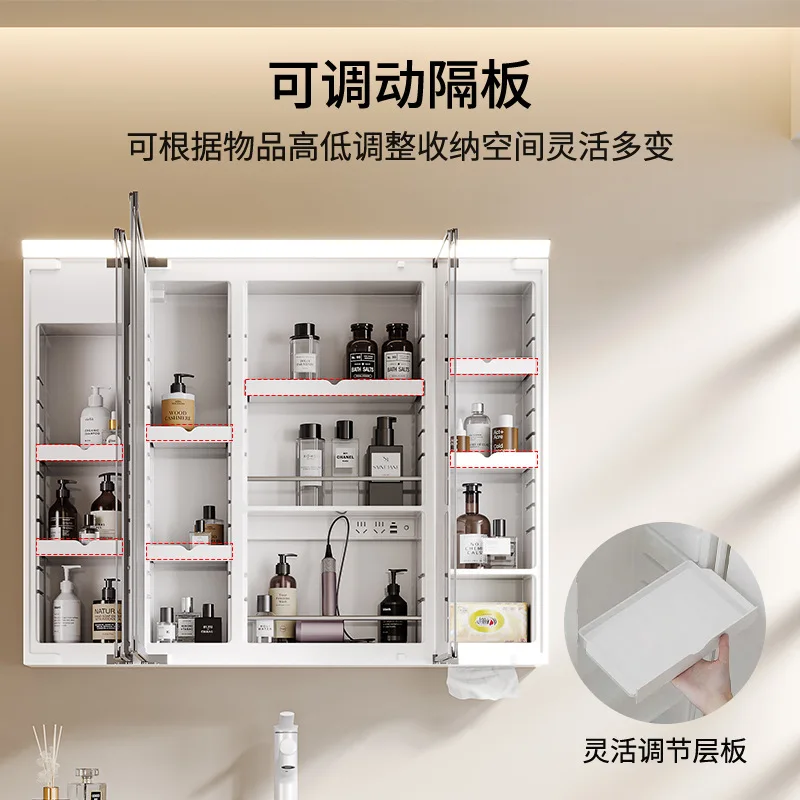 Multi-layer solid wood bathroom cabinet, log wind wash basin cabinet combination, various styles