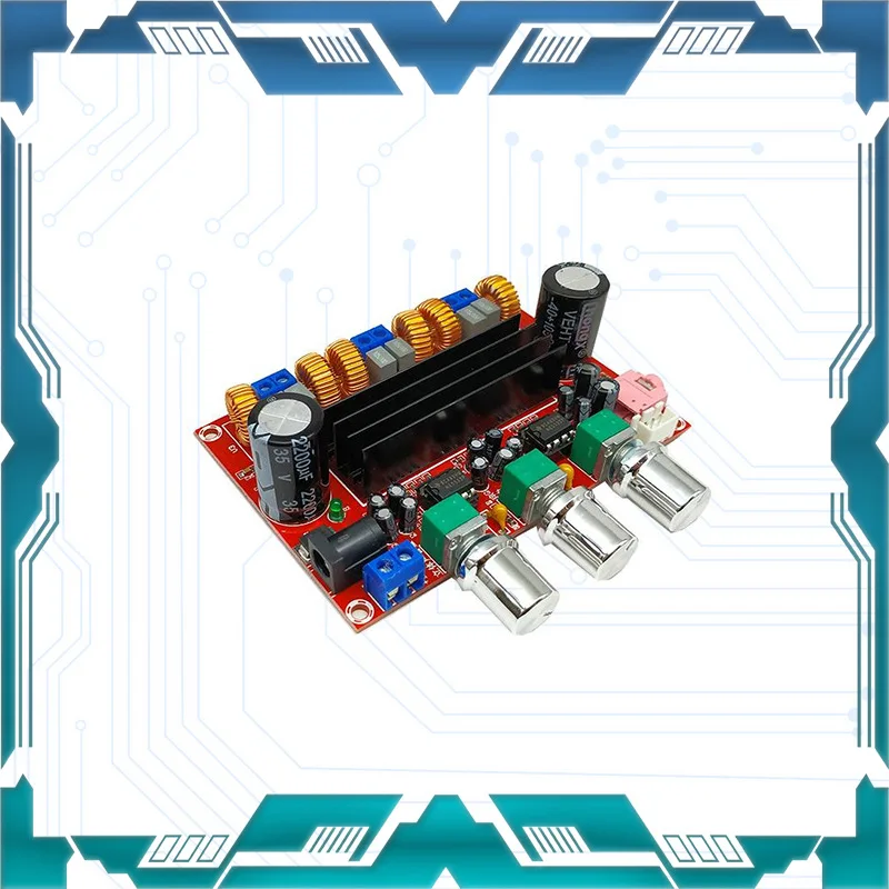 

M139Old2.1Channel Digital Amplifier Board12V-24VWide Voltage TPA3116D2 2*50W+100W