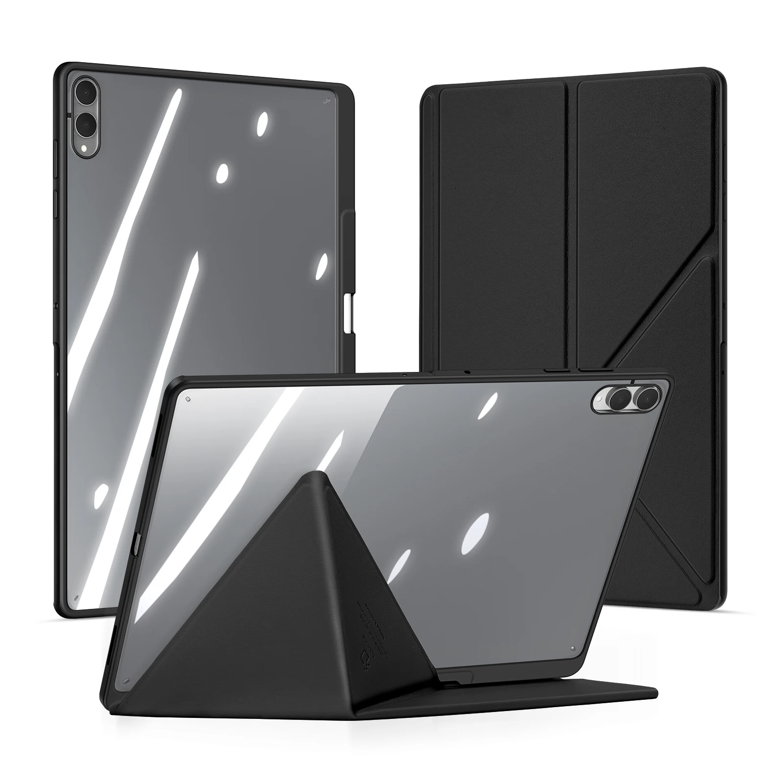 DUX DUCIS Case for Samsung Tab S11 Ultra S11 A11 Plus A9 Plus, Detachable Clear Cover with S Pen Holder & Auto Wake/Sleep