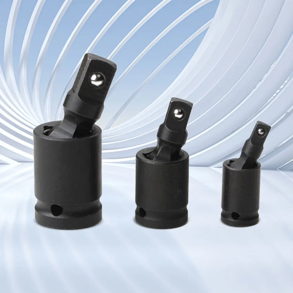 

1/4 3/8 1/2 Inch Pneumatic Swivel Knuckle Joint 360 Degree Air Wobble Socket Adapter Flexible Universal Impact Joint Repair Tool