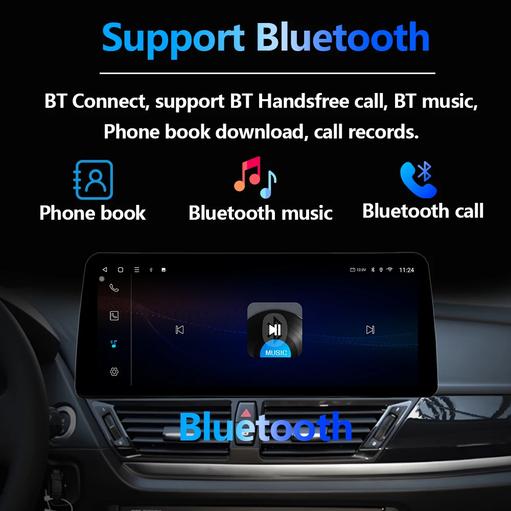 RHD 12.3 بوصة Android15 لسيارات BMW X3 F25 X4 F26 2011-2017 أنظمة السيارات الذكية اللاسلكية Carplay DSP ستيريو GPS Navi ملحقات الشاشة