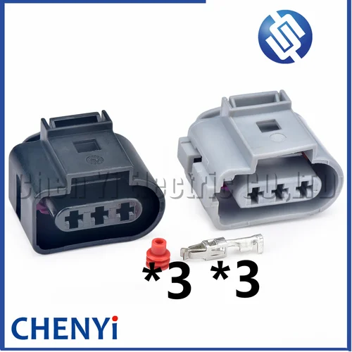 3 pines 3,5mm lámpara antiniebla automotriz enchufe de luz Sensor de cigüeñal enchufe 1J0973723G 1J0 973 723G 1J0973723 1J0 973 723 para VW Audi