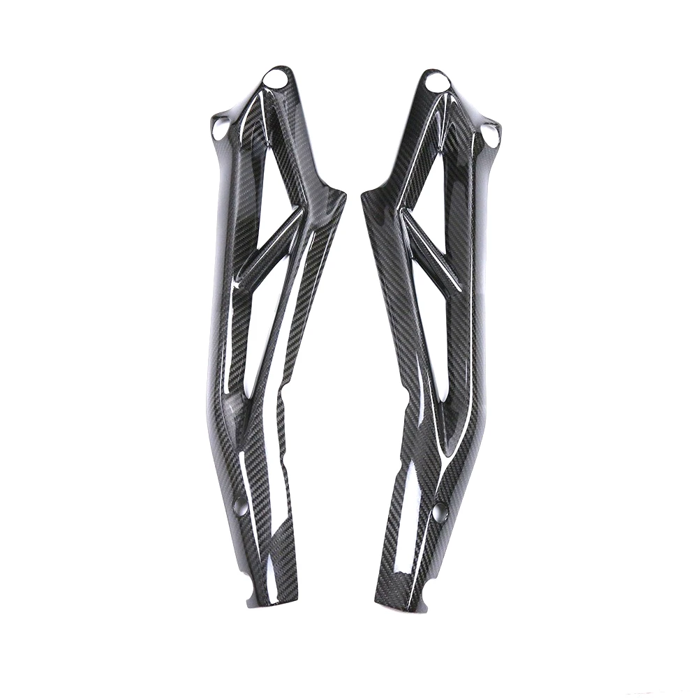 

Для Triumph Street Triple 765 RS защитная крышка подрамника из углеродного волокна, боковая панель, аксессуары для мотоциклов