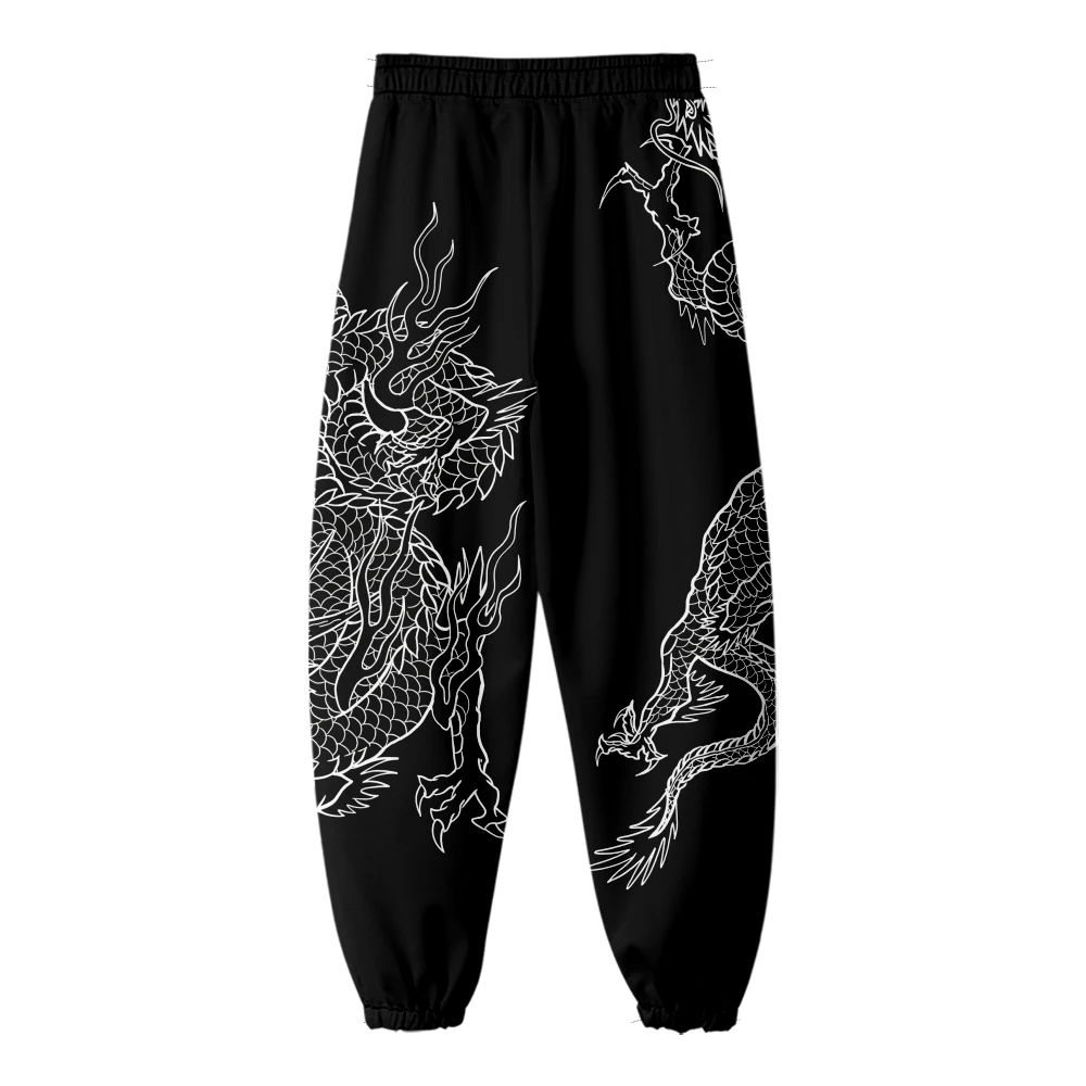 Anime Dragon 3D Sweatpants Fashion Harajuku Jogger Pants Casual Warm Pants Hip Hop Streetwear Men/Women Trousers Cosplay Costume