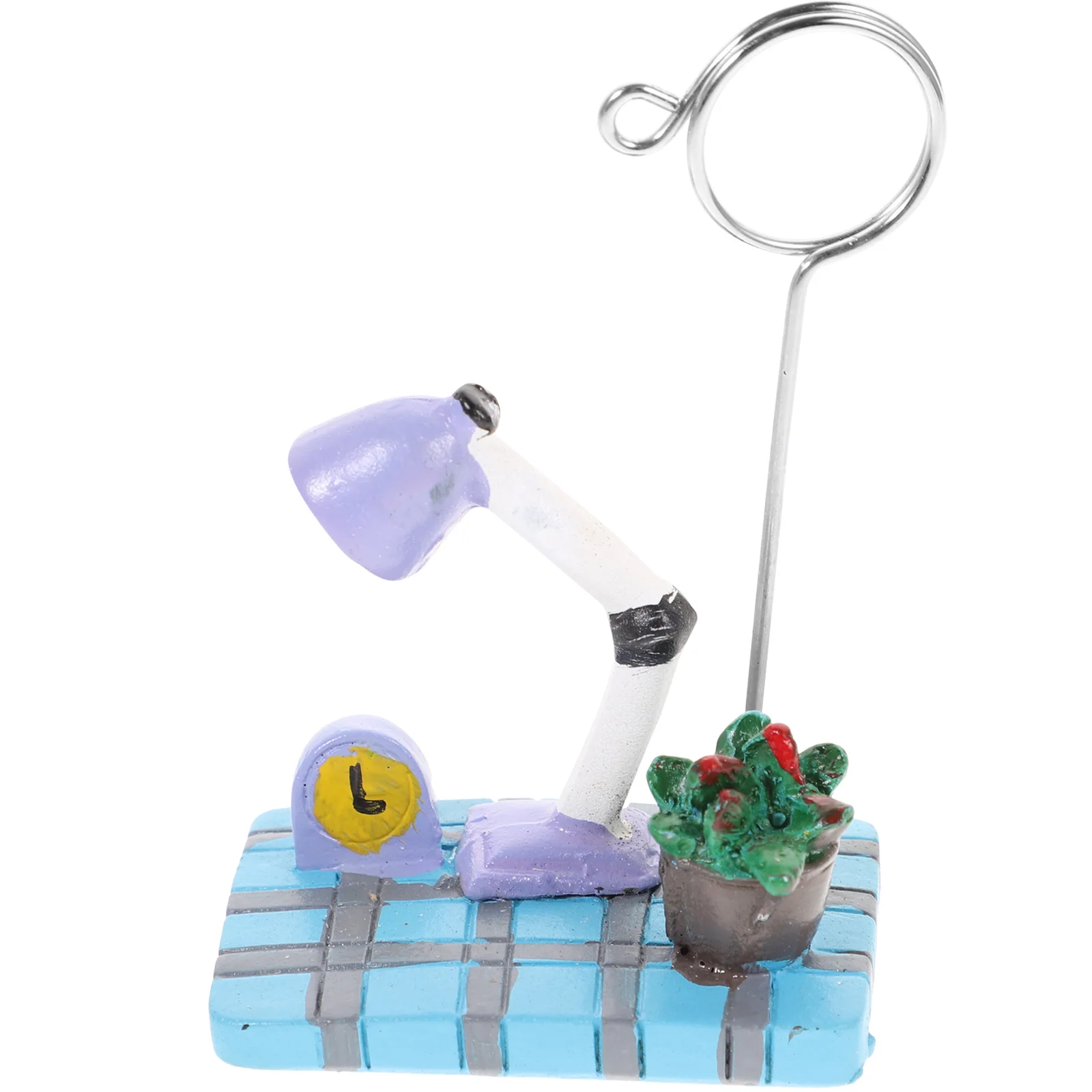 النباتات النضرة Microlandschaft مذكرة كليب صور ملاحظة حامل حامل تصميم جميل لكتابة المهام والرسائل #4