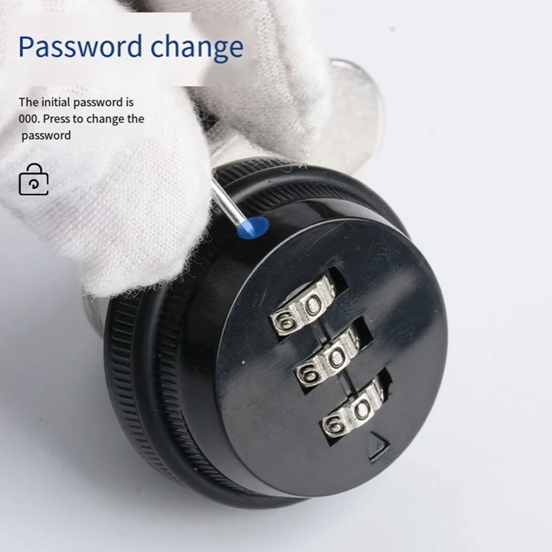 20Mm Mechanical Combination Lock Anti Theft Lock For Office Filing Cabinet Drawer Envelope Box Storage Cabinet