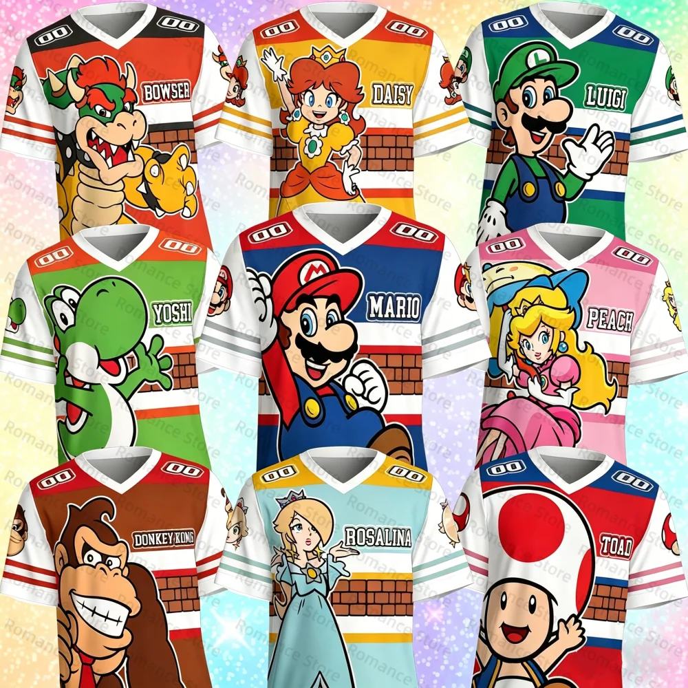 Camiseta de fútbol de Super Mario