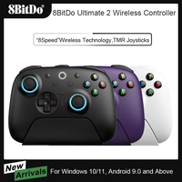 8BitDo Ultimate 2 Wireless Controller for Windows 10/11 Android with TMR Joystick Switchable Triggers RGB Lighting Gamepad