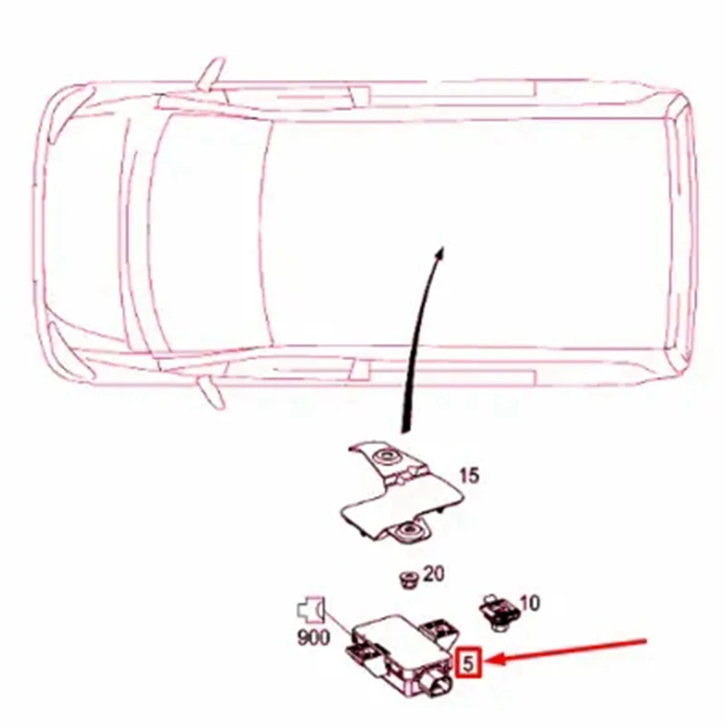 A4479004305 For Mercedes-Benz Vito W447 W448 TPMS Tyre Pressure Sensor Control Unit Tire Pressure Control Device