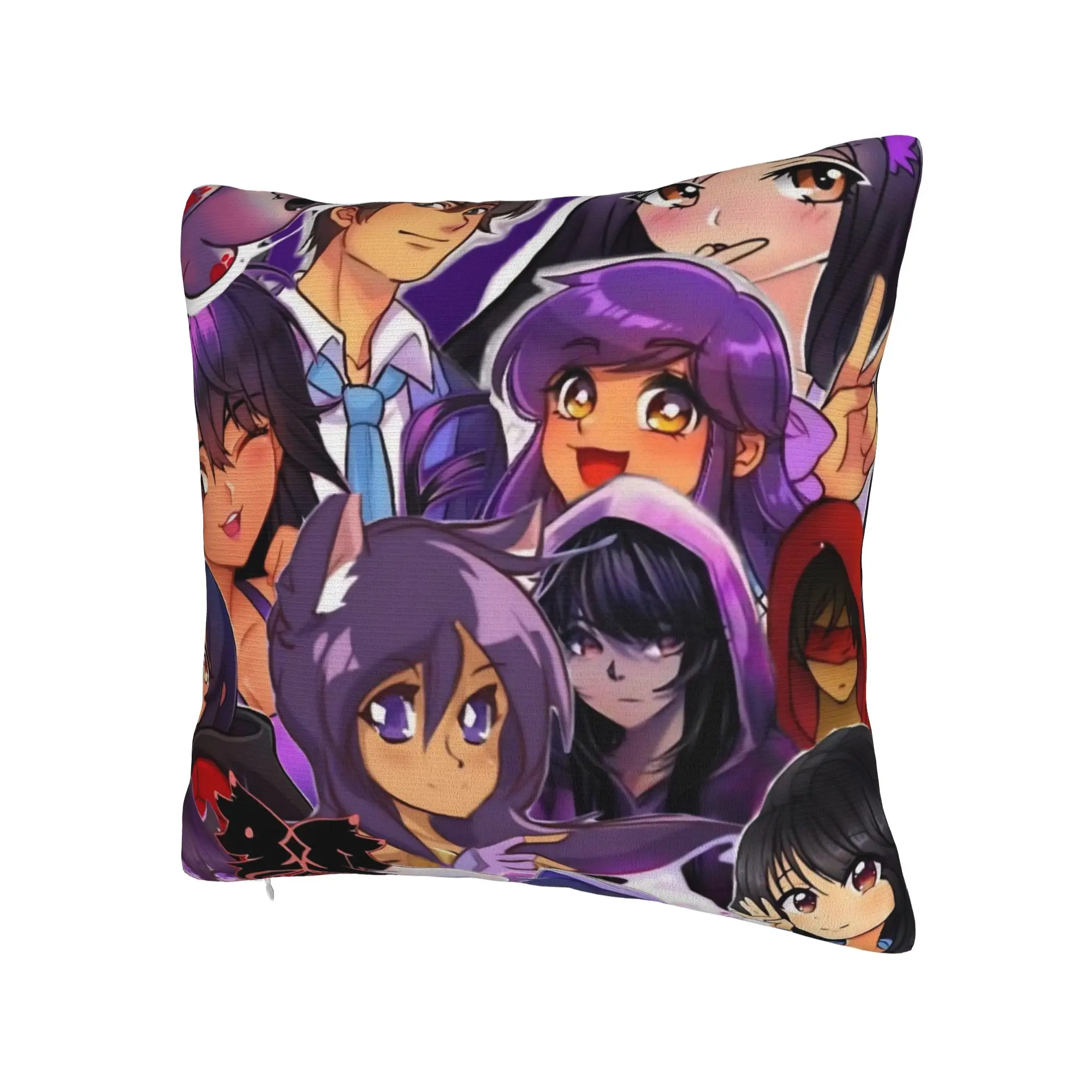 A-Aphmau Cartoon Pillow Cover Stuff Soft Cushion Cover Decorative  Throw Pillow Case Cover Home Multiple Sizes