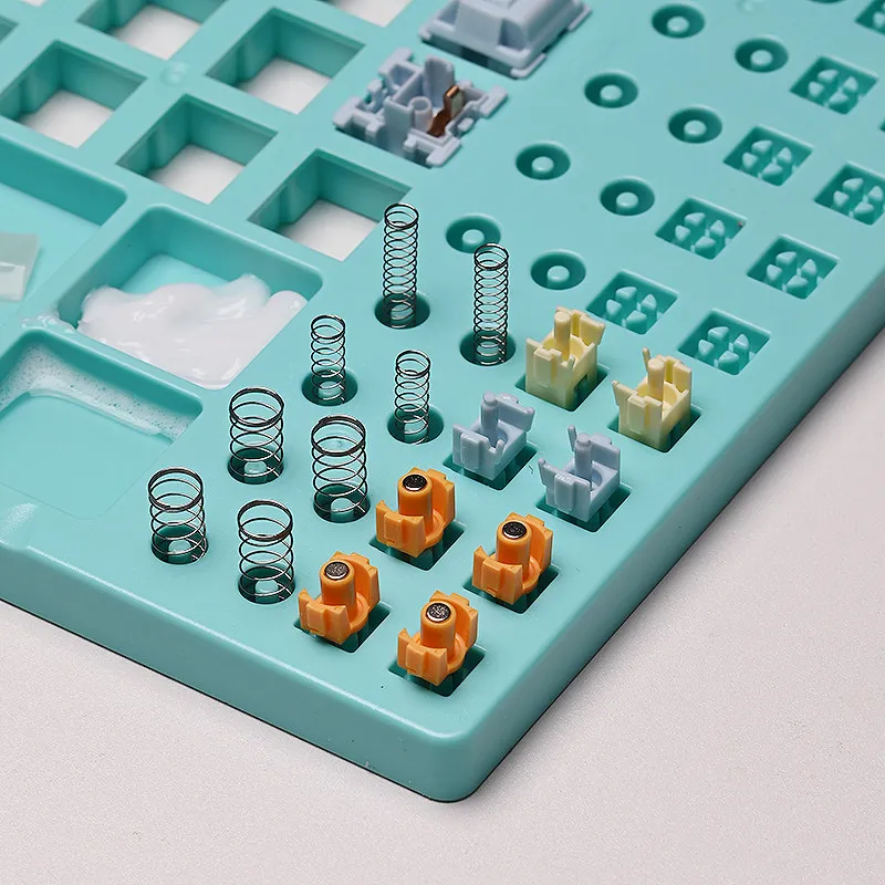 HE Keyboard switch container lube tool tray keycap and spring container switch opener