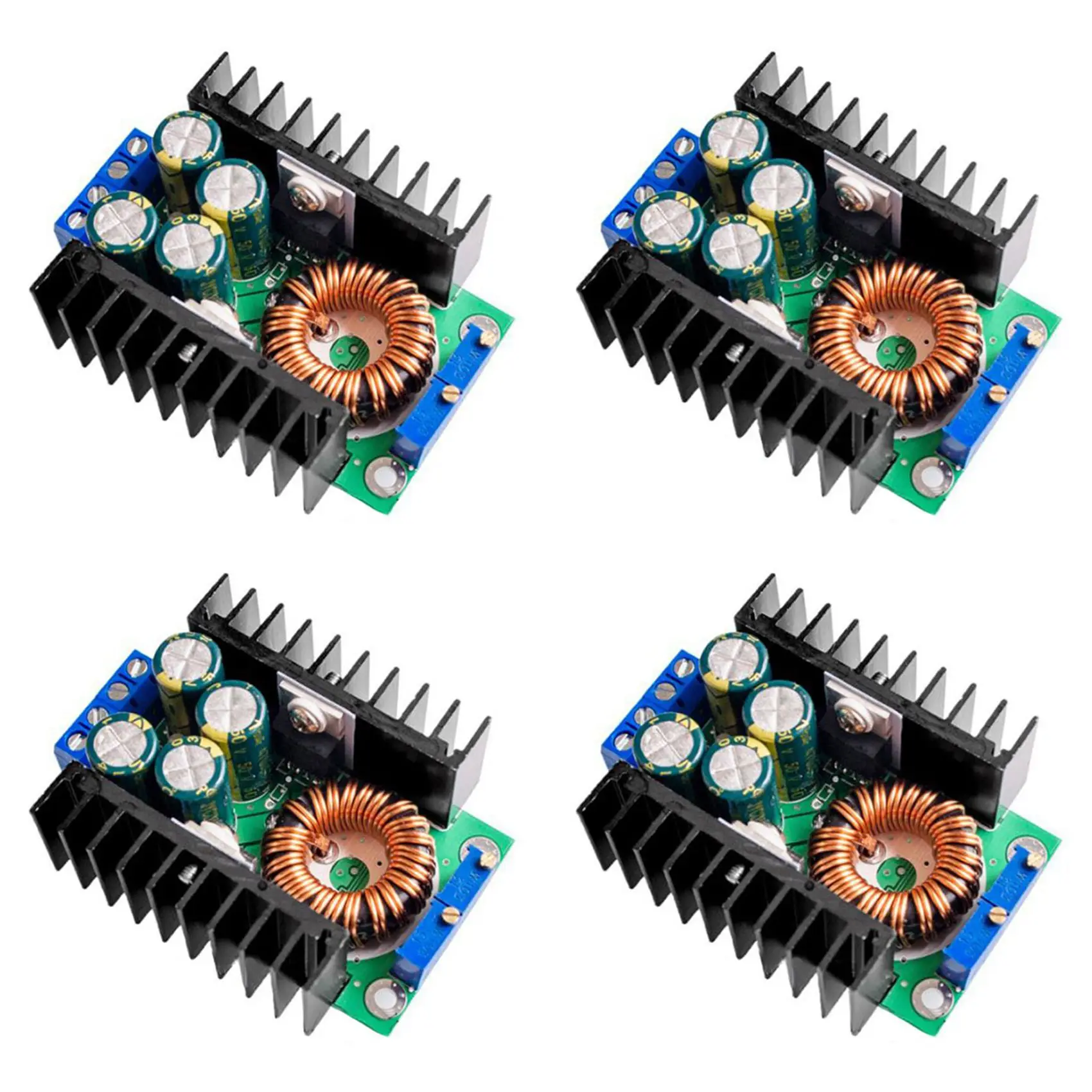 A07I 4X 300W XL4016 DC-DC Max 9A Buck Converter 5-40V to 1.2-35V Adjustable Power Supply Module LED Driver