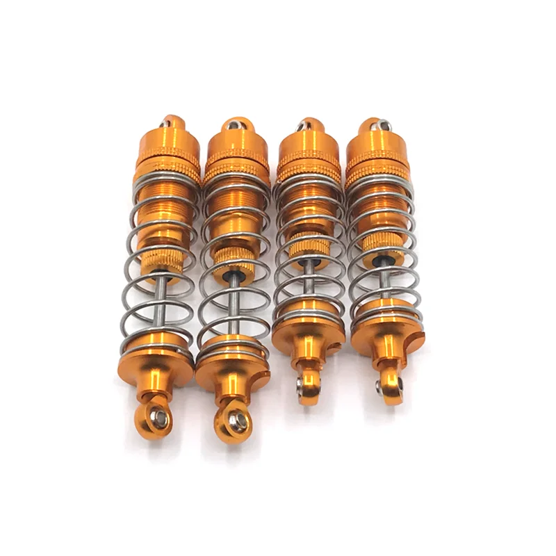 Metal Upgrade regulowane przednie i tylne amortyzatory hydrauliczne do WLtoys 1/10 104001 104002 czฤลci do zdalnie sterowanego samochodu