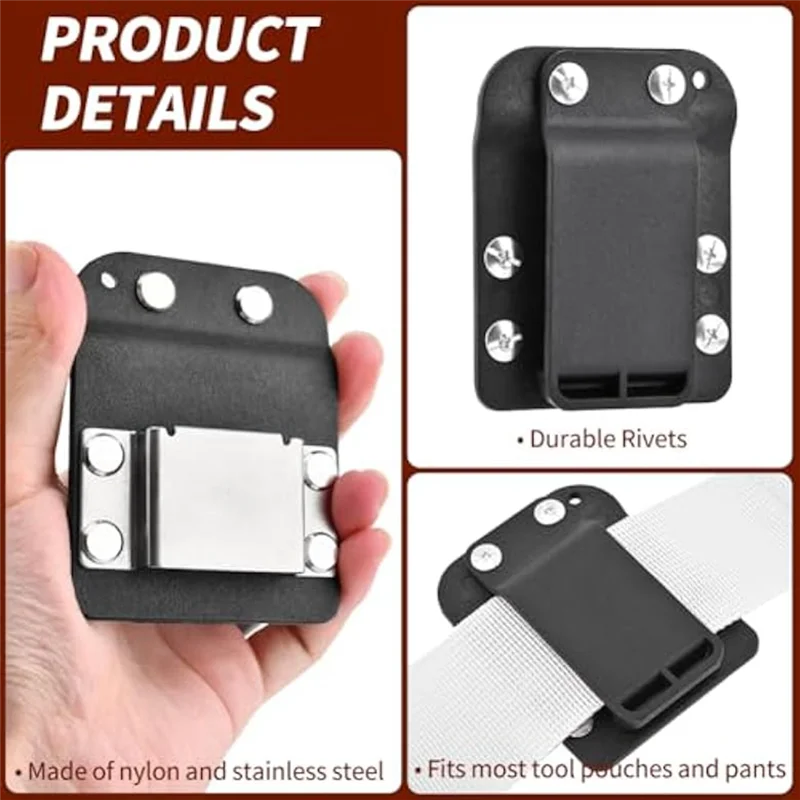 

A53Q-Drill Belt Clip,Drill Holder For Tool Belt Hook Holster, Tool Belt Clip, Quick-Release Clip, Impact Driver And Nailer
