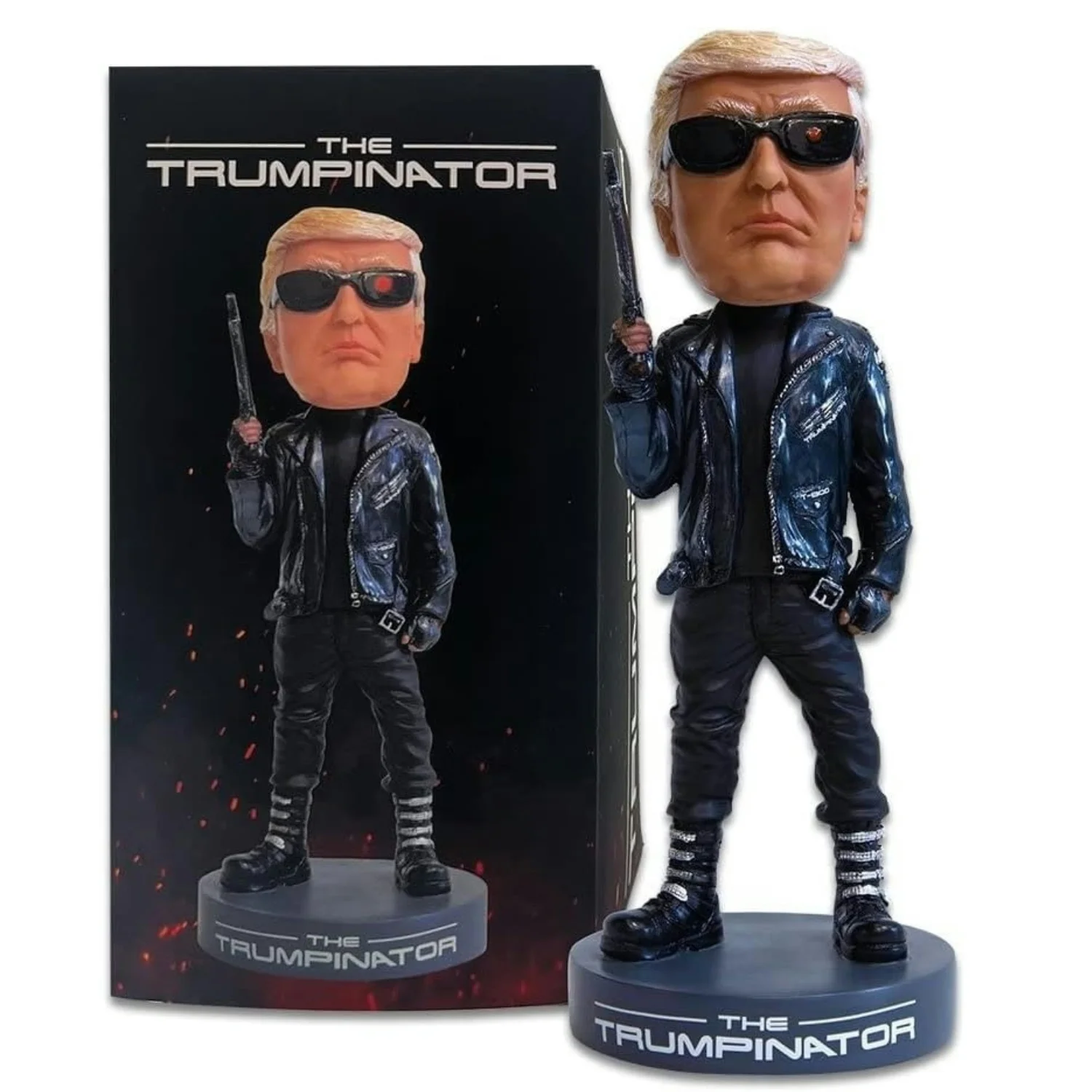 Donald Trump Collectibles - Patriots The Trumpinator:Donald Trump 2024 Bobblehead for Trump Supporters and Patriotic Americans