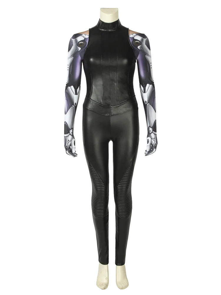 Movie Alita Cosplay Costume Battle  Bodysuits for Women Halloween   Carnival  Jumpsuits