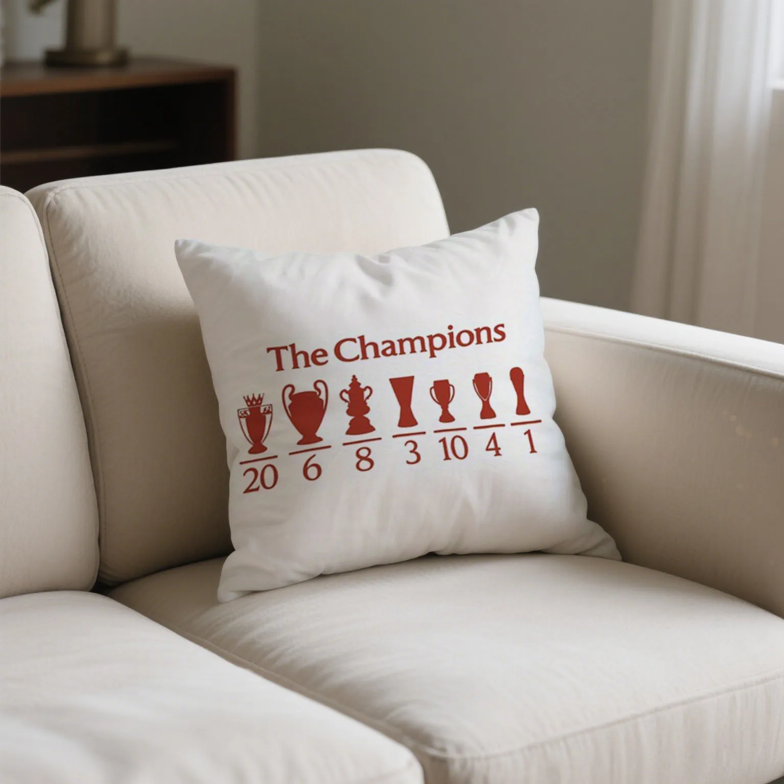 Vintage Liverpool Champion Road Bedruckter Kissenbezug Schlafzimmer Sofa Fensterbank Autodekoration Kissenbezug