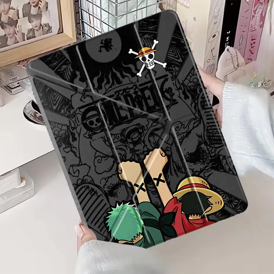 Etui na tablet z motywem Zoro z One Piece, z uchwytem, do iPad Pro 2025 Mini 6 7 Air 4 5 M3 M2 1 2 M4 11 cali Pro 11. generacji 10. generacji 9. generacji 8. generacji 7. generacji — zdjęcie produktu 5