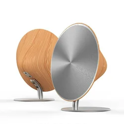 MINI330 Retro Wooden Bluetooth Speakers Touch Operation Panel Small Desktop Subwoofer Home Hi-fi Stereo Sound Box Caixa De Som