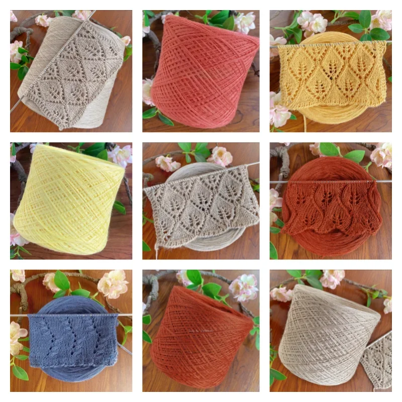 

500g Natural Linen/cotton Fine Thread Summer Crochet Knit Wool Thread DIY Handwork Knitted Short Sleeve/Dresses Raw Material