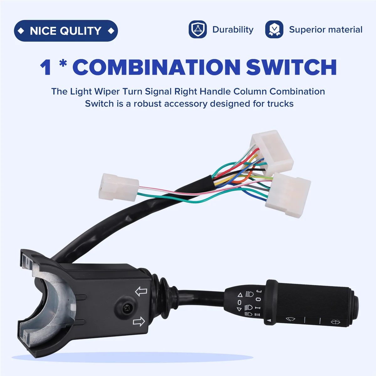 

Light Wiper Turn Signal Right Handle Column Combination Switch Right Handle 701/21202 for