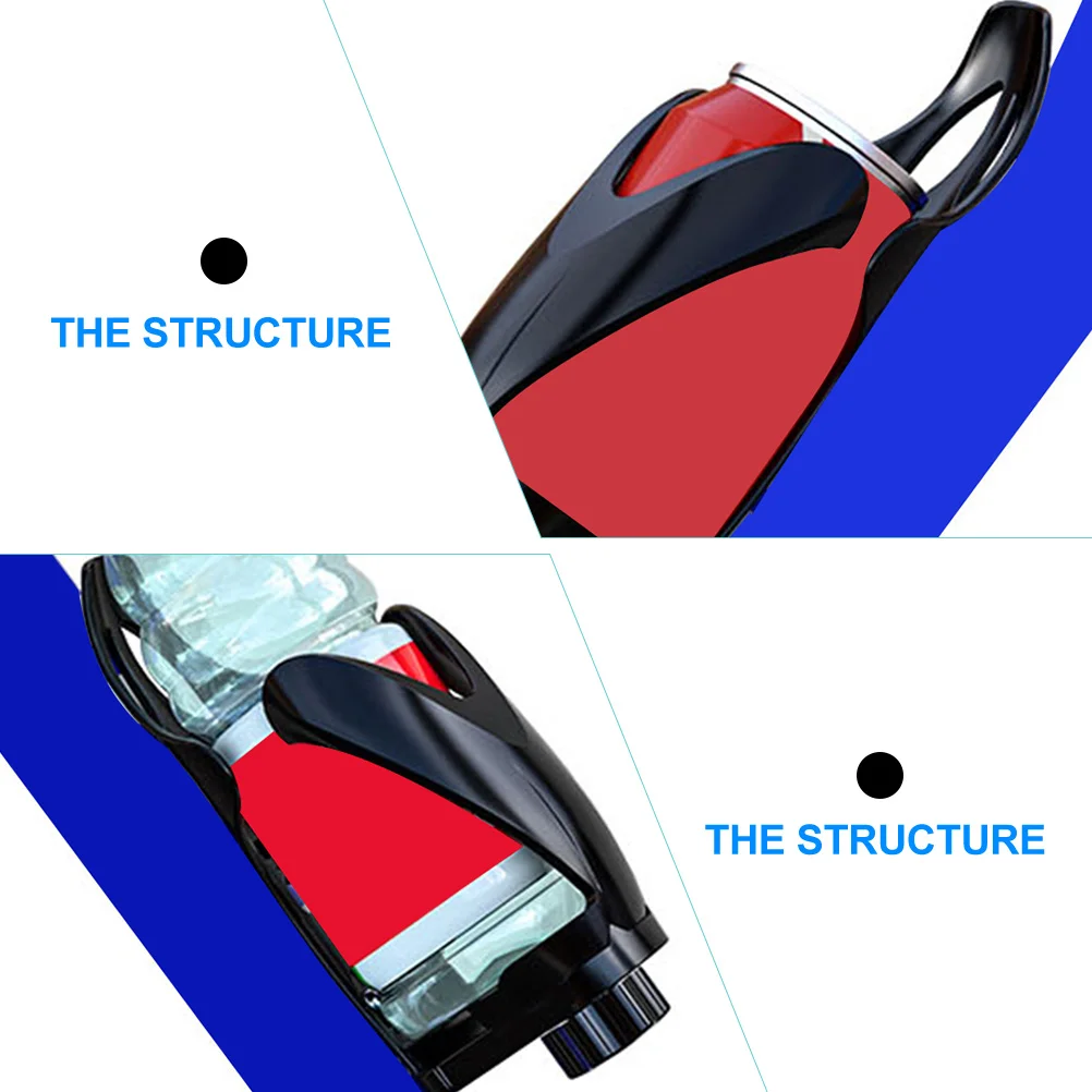 

1 set Heavy Duty Water Bottle Holder For Bike Cycling Durable Wear-Resistant Cage Rack With Side Clips Strong Fixation Anti-Slip